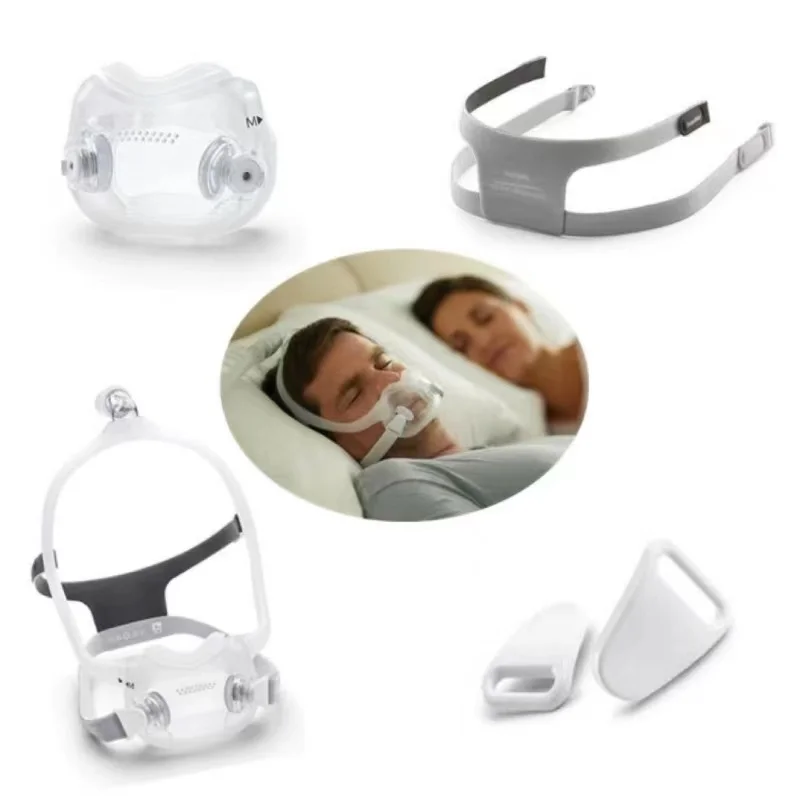 Spare Parts For DeamWear Full Face Mask CPAP Nasal Mouth Mask Nose Cushions Headgear Accessories Sleep Apnea