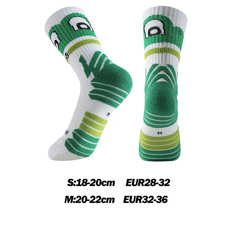 1/3 Pack Professional Basketball Socks for Kids Funny Frog Anti Slip Cushioned Sport Socks with Ankle Support Youth Boys