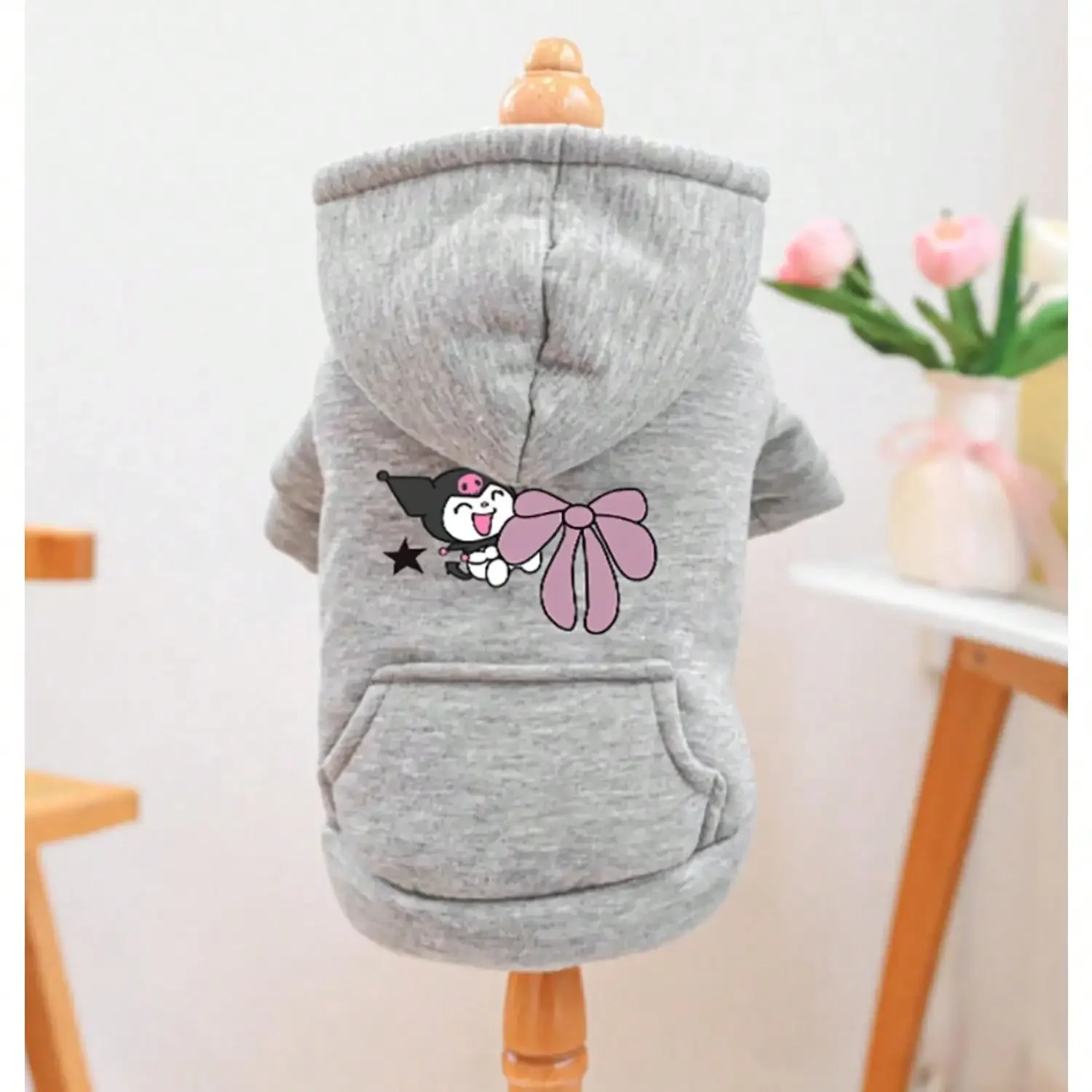 Katzen- und Hunde-Hoodie, Cartoon-Sport-Stil, Haustier-Hoodie und Kleidung, Haustier-Kapuzenpullover mit Kapuze