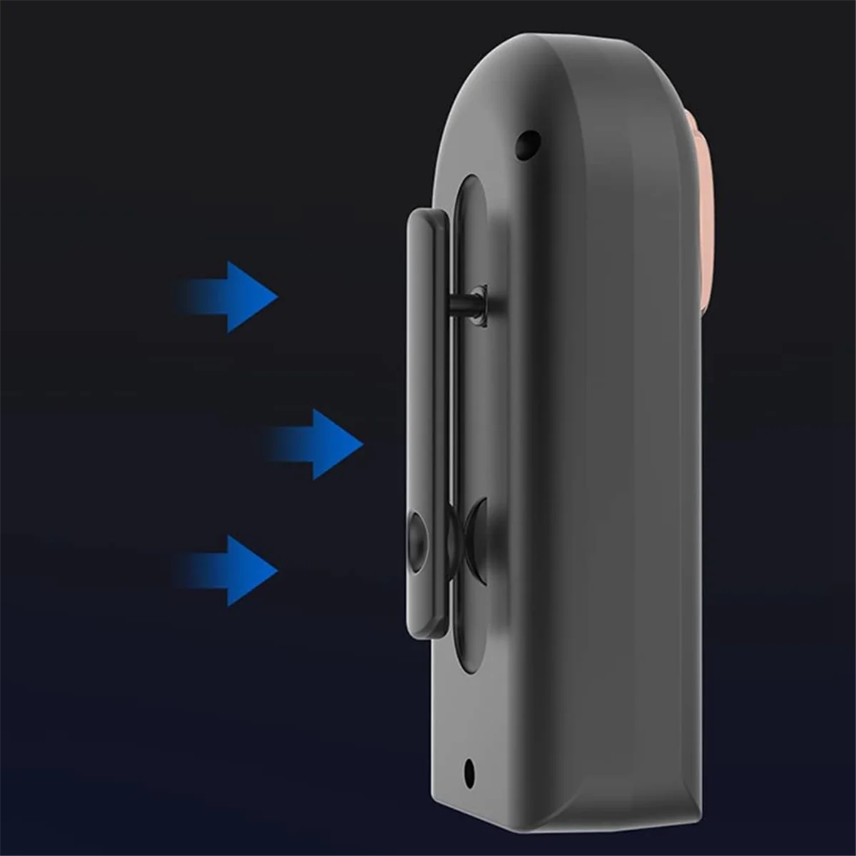 AB01 Car Odor Eliminator Electronic Intelligent Home Refrigerator Odor Eliminator Purifier Smart USB Deodorizer Gray