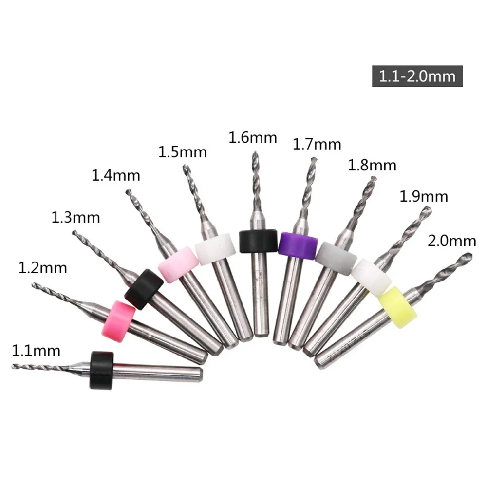 Brocas PCB de acero de tungsteno, microbrocas CNC de carburo, ámbar y cera de abeja, taladro de giro manual