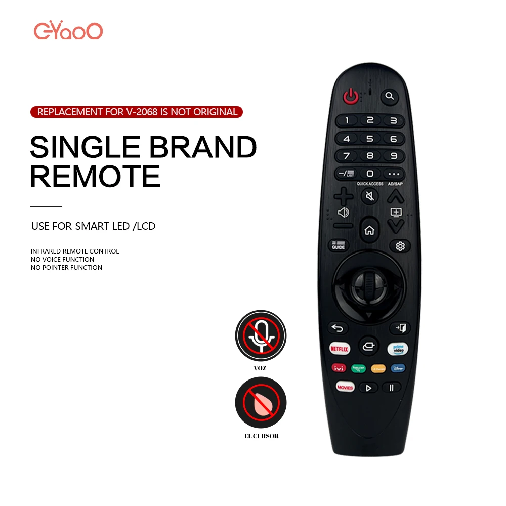 AKB75855501 MR20GA IR Remote Control For Smart TV AI ThinQ OLED Smart TV without Voice Function