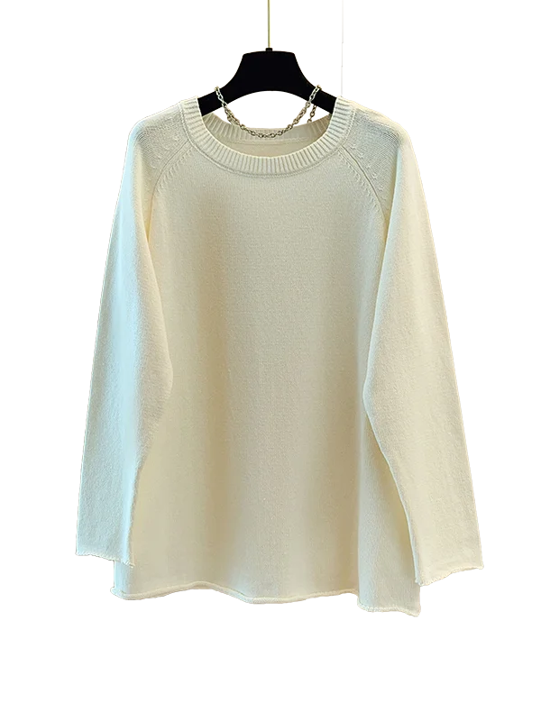 Plus Size Royal Blue Sweater Damen Loose Oulder Sve Round Ne Lazy Sle Fat Sister Strickoberteil Winter Thi Long Sve