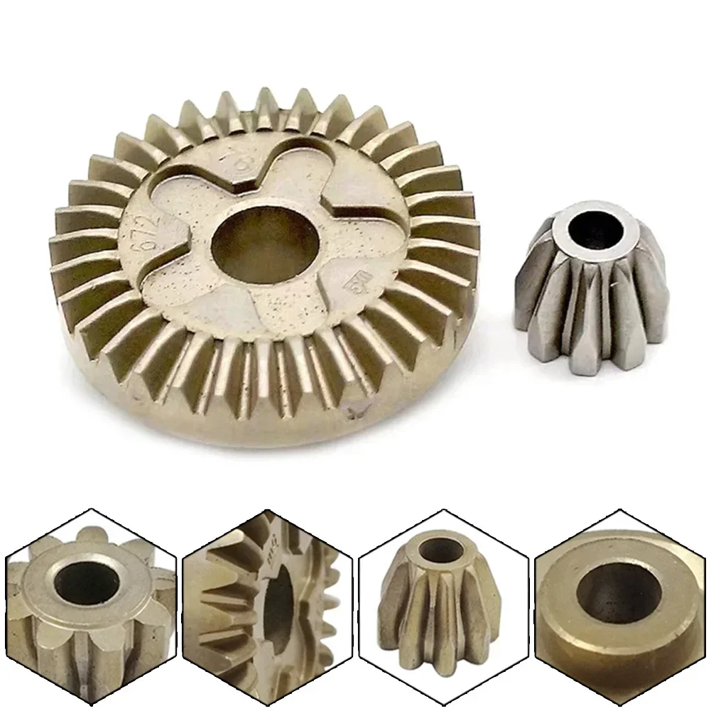 Spiral Bevel Gear Replacement Kit for GWS6 100 Angle Grinder Straight and Helical Teeth for Enhanced Efficiency