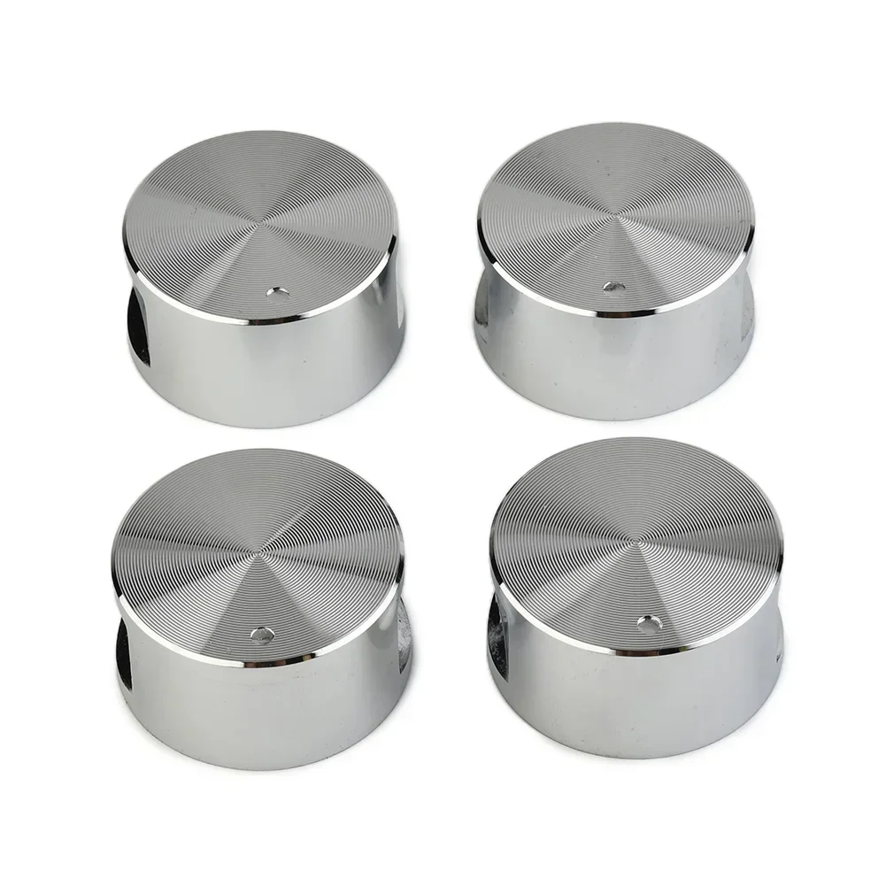 4PCS 6mm Diameter Rotary Switches Aluminum Alloy Round Knob Handles For Gas Cooktop Ovens Kitchen Appliance Accessories