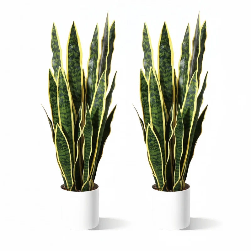 2 Pieces Of Artificial Plants (Approximately 65 Centimeters), Fake Sandwich Trees, Perfect For Simulating Plant Pots Suitable