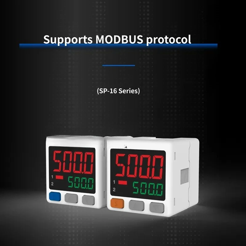Digital Differential Pressure Gauge Dual Air Ports for HVAC Differential Pressure Measurement