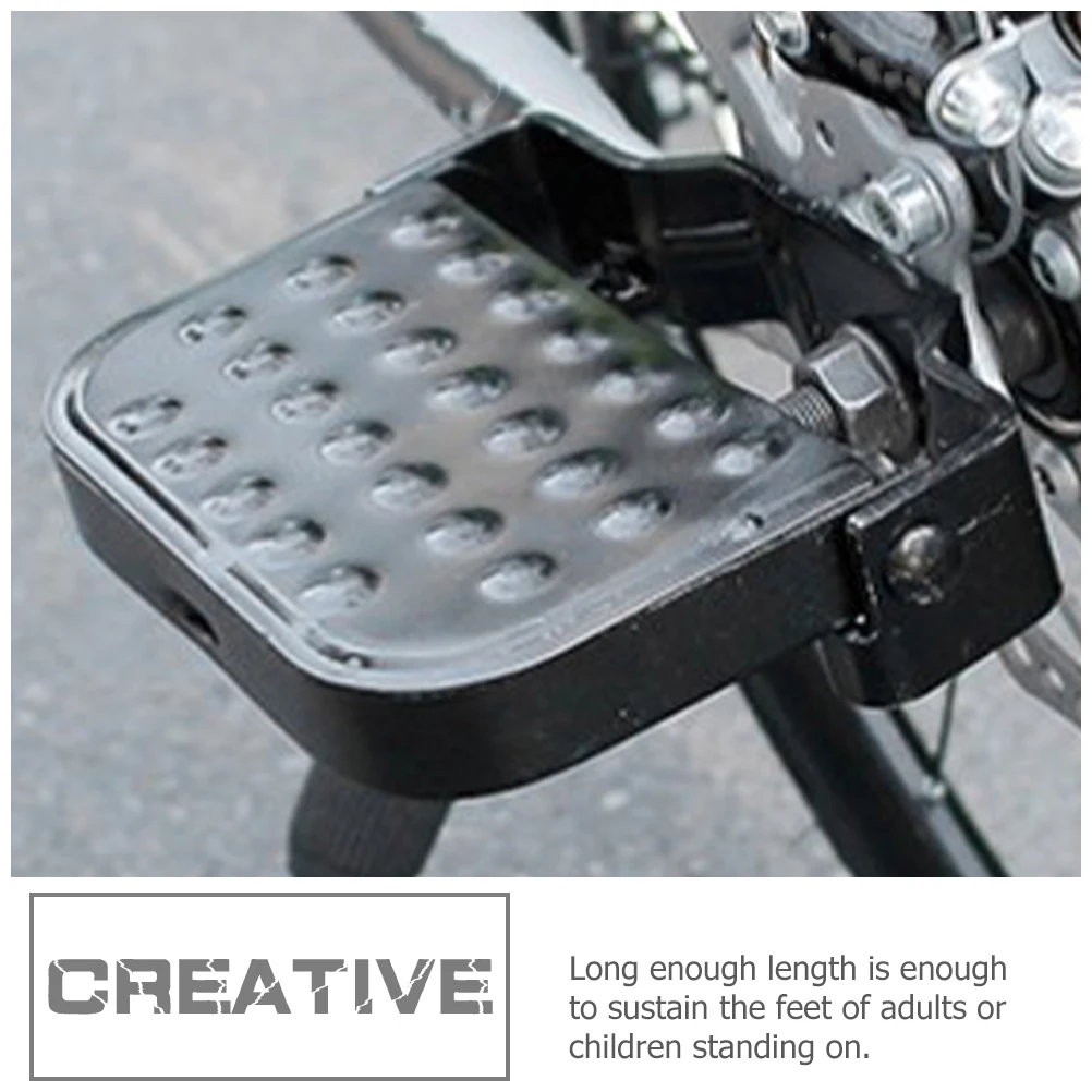 

2Pcs Folding Bike Pedals Backseat Cycling Rear-Wheel Pedals Sturdy Anti-Skid Durable Bike Accessory Replacement for Mountain