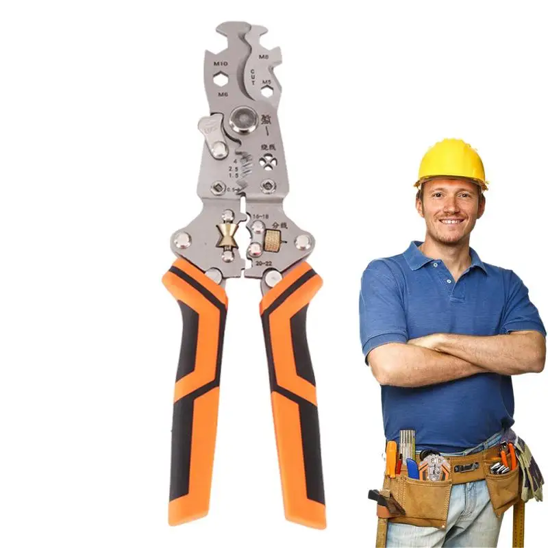 

Quick Mech Tools Portable Foldable Wire Rope Cutter Hand Tool Cutter Multifunctional Electrical Pliers For Electrician