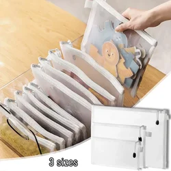 A4/A5/A6 Mesh Zipper Pouch Document Bag Waterproof Zip File Folders School Office Supplies Cosmetic Makeup Bags