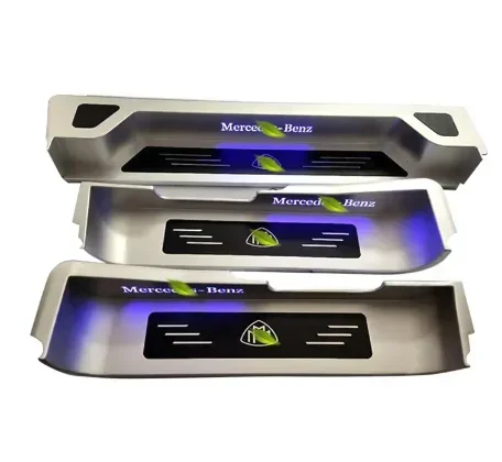 

New Aluminum Alloy Led Car Moving Door Sill Welcome Pedal For Mercedes Vito V260 V250 Sprinter W906 W907 Interior Accessories