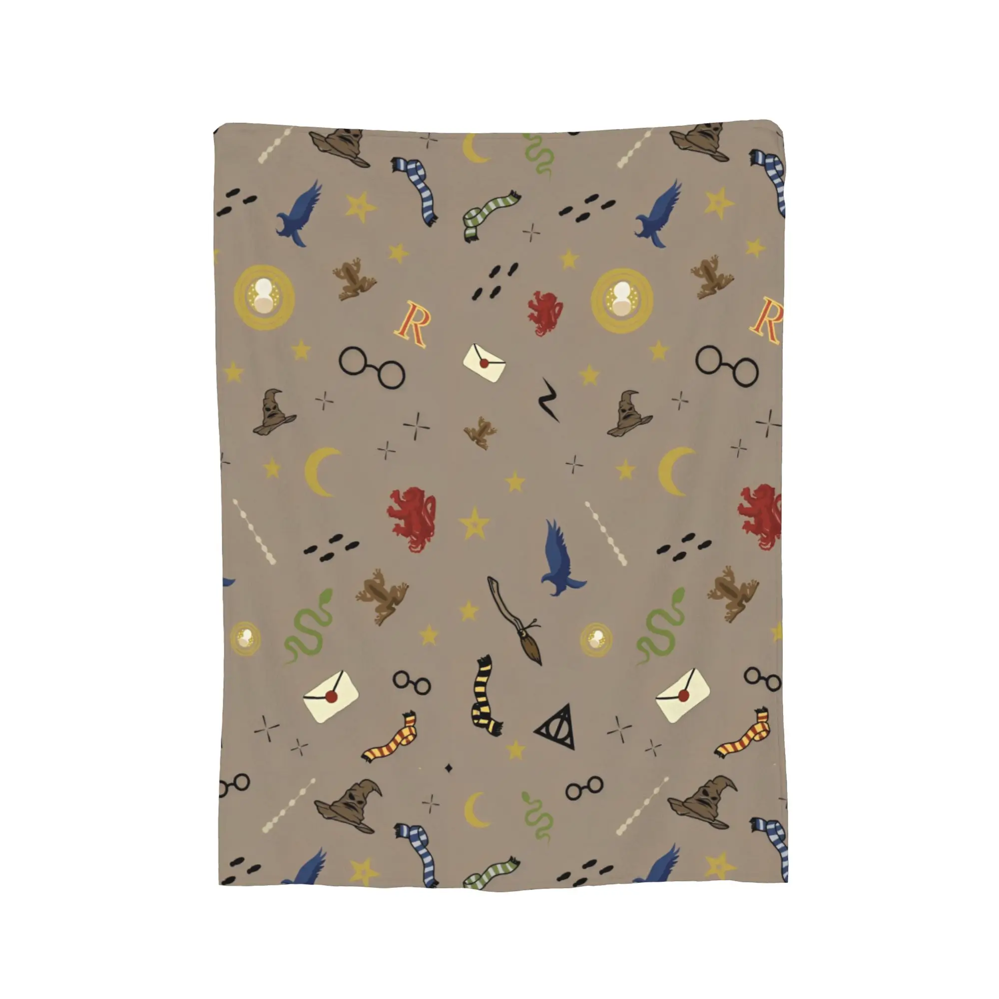 Coperta H-Harryed in velluto Primavera Autunno P-Potters Coperte calde multifunzione per divano Copriletto da esterno