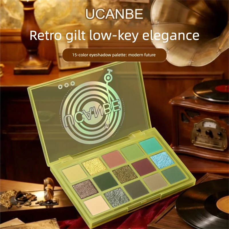 

Палитра теней для век UCANBE, 15 цветов: Современный, будущий, нежный, элегантный, золотисто-коричневый, дымчатый, ретро, в гонконгском стиле, для повседневного использования, для начинающих