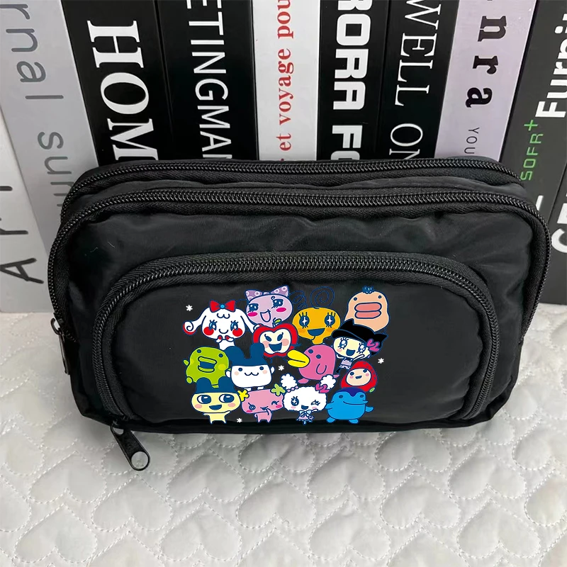 Tamagotchi Multi Layer Pen Bag Sweet Cute Girl BOY Pencil Case Fashion Large Capacity Pink Stationery Pouch Back To School Gift - view 5
