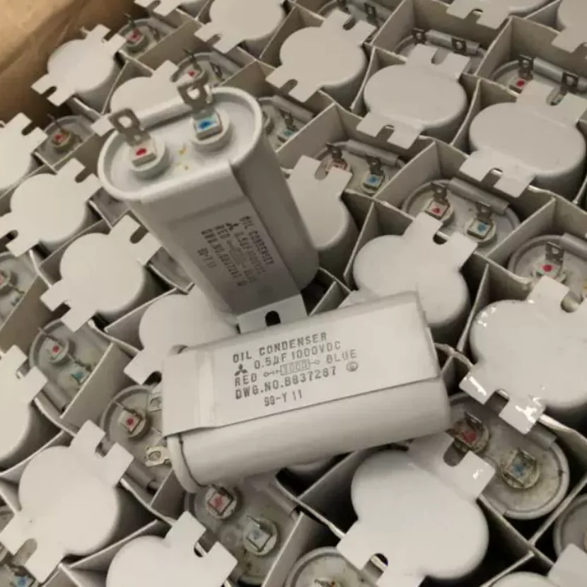 1PCS/LOT CONDENSER 0.5UF 1000V is suitable for elevator control cabinet. Antique oil-filled capacitor.