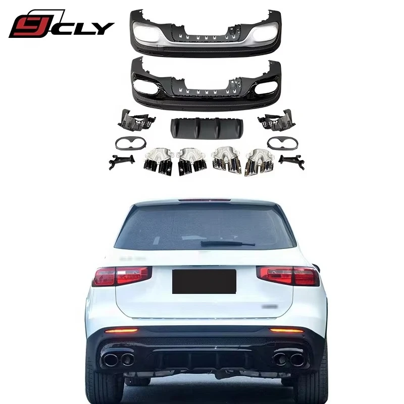 

Auto Diffuser for 2019+ GLB W247 X247 SUV Facelift GLB45 Car Diffuser Bumper Diffuser Exhaust Pipe Rear Lip Tips