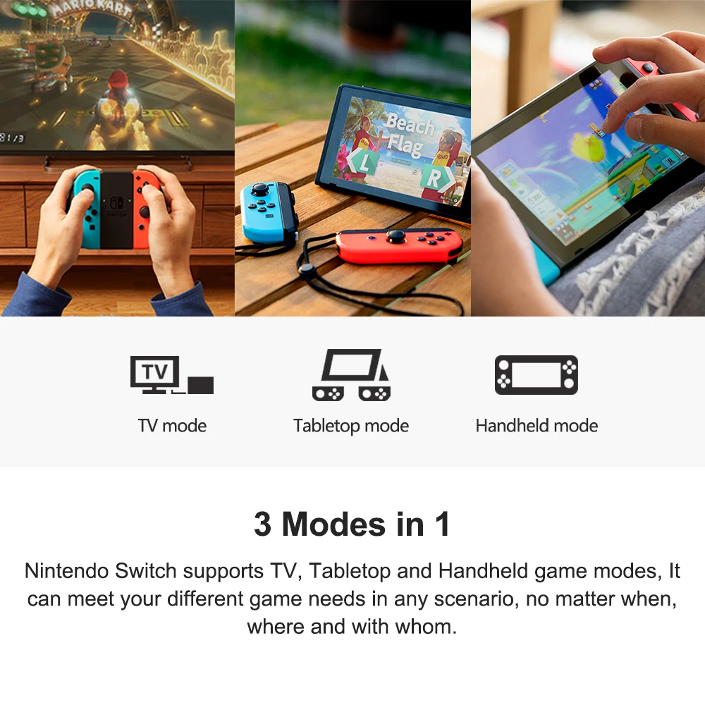 Nintendo switch video game console versão neon mario kart 8 digital neon esportes animal cruzamento edição limitada disponível 6.2 Polegada tela lcd 4.5 a 9 horas de vida útil da bateria Três modos em um