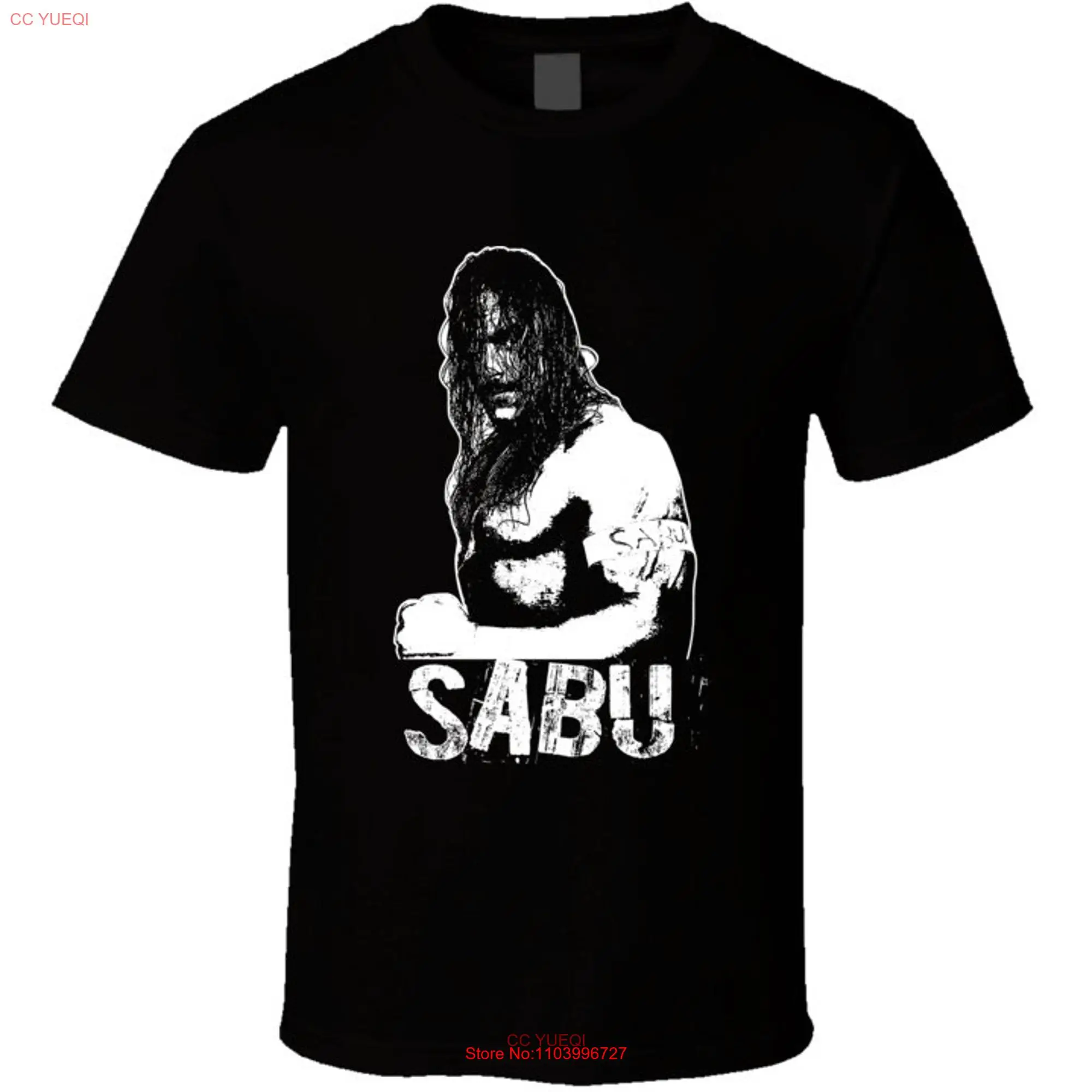 Sabu Ecw Retro Legends Of Wrestling T Shirt long or short sleeves