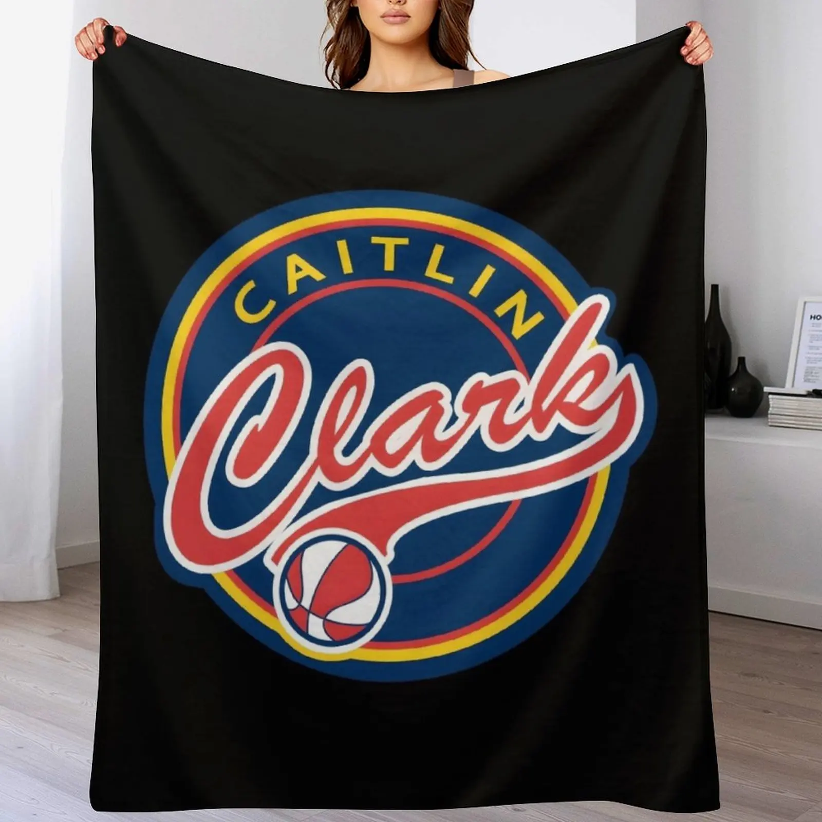 303 Caitlin Clark Indiana Fever\t Throw Blanket Extra Large Throw Bed linens Blankets