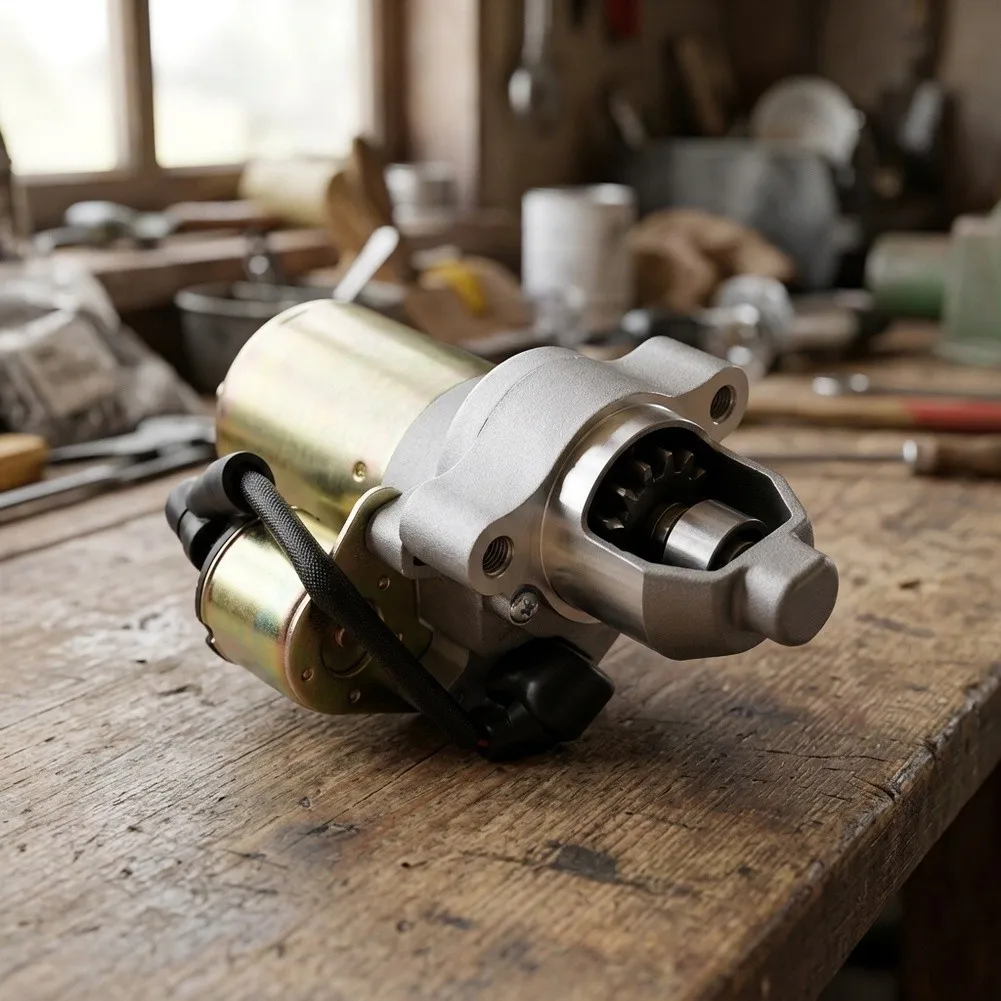 173F/177F Engine Starter Motor with Pure Copper Coil and Flange Mount for Reliable Starting in Small Engine Power Equipment