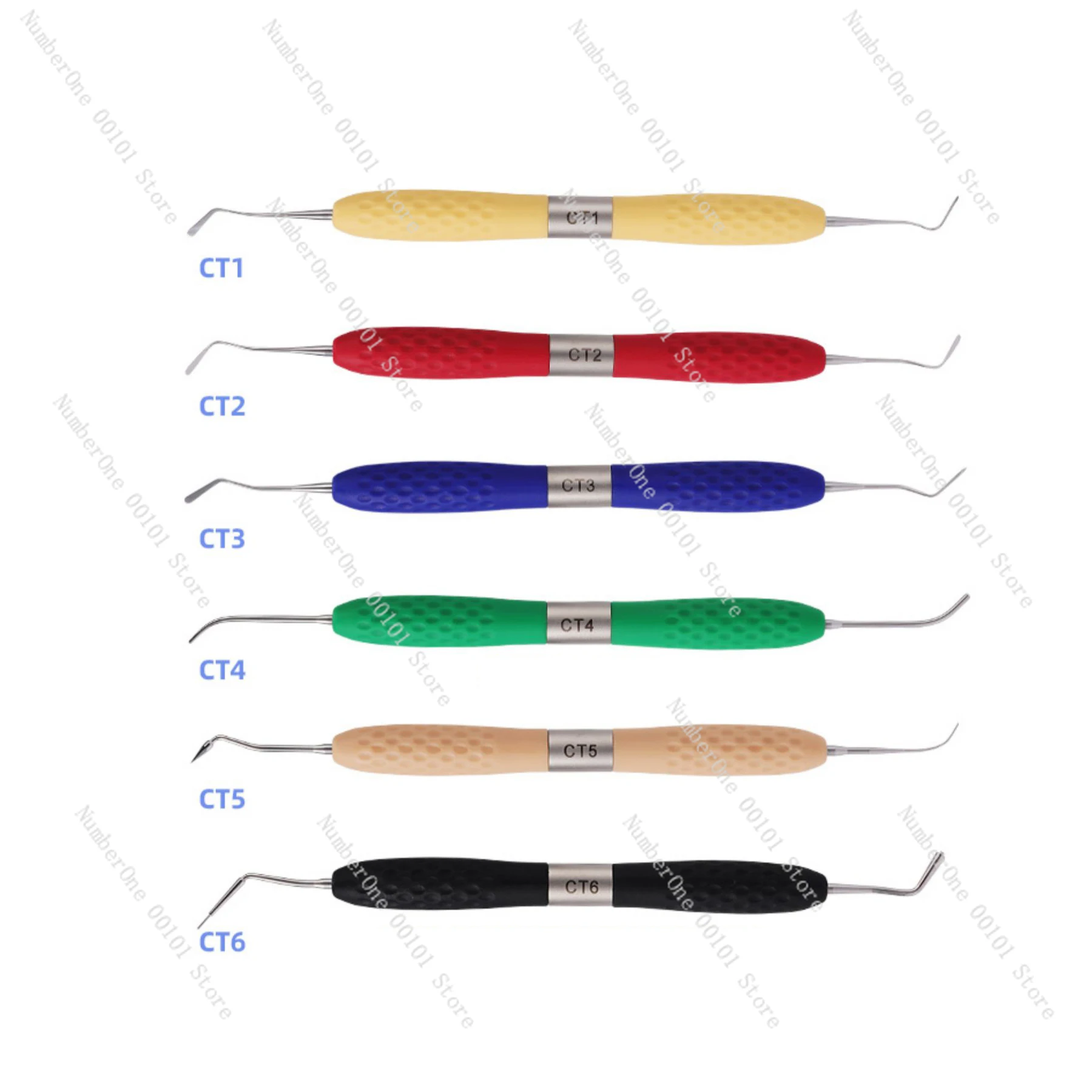 

6pcs/lot Dental Resin Filler High Quality Aesthetic Restoration Kit For LM Resin Knife Dresser Dentistry Tool