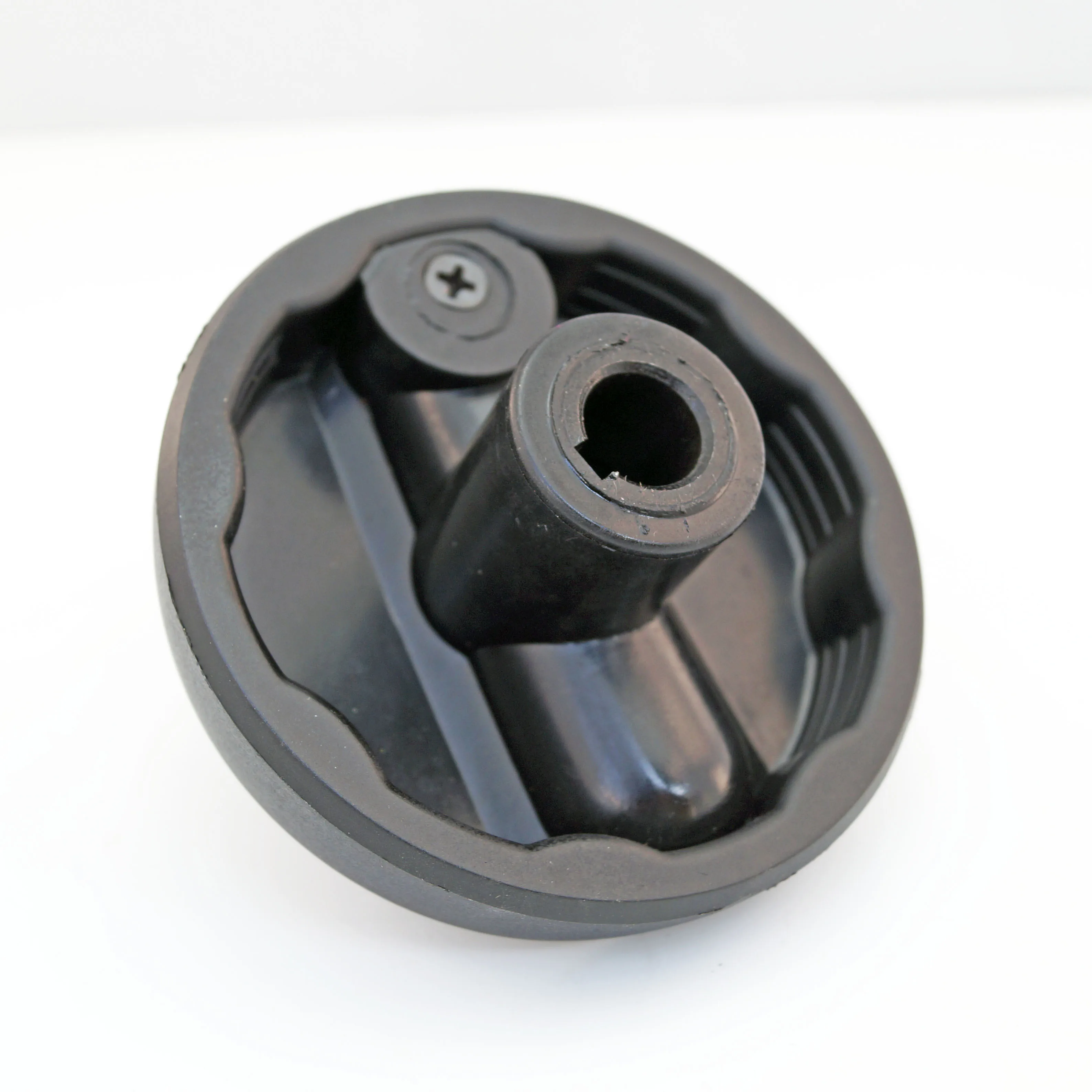 80mm diamter Plastic solid handwheel with folding handle machery handwheel