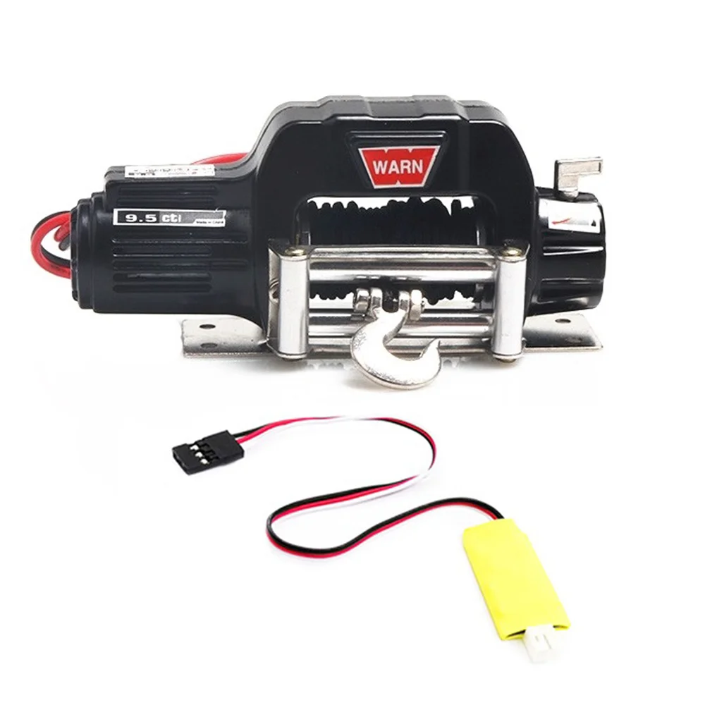 Metal Automatic Winch with 3CH Control Line for 1/10 RC Crawler Car Axial SCX10 TRAXXAS TRX4 Upgrade Parts Accessories,2