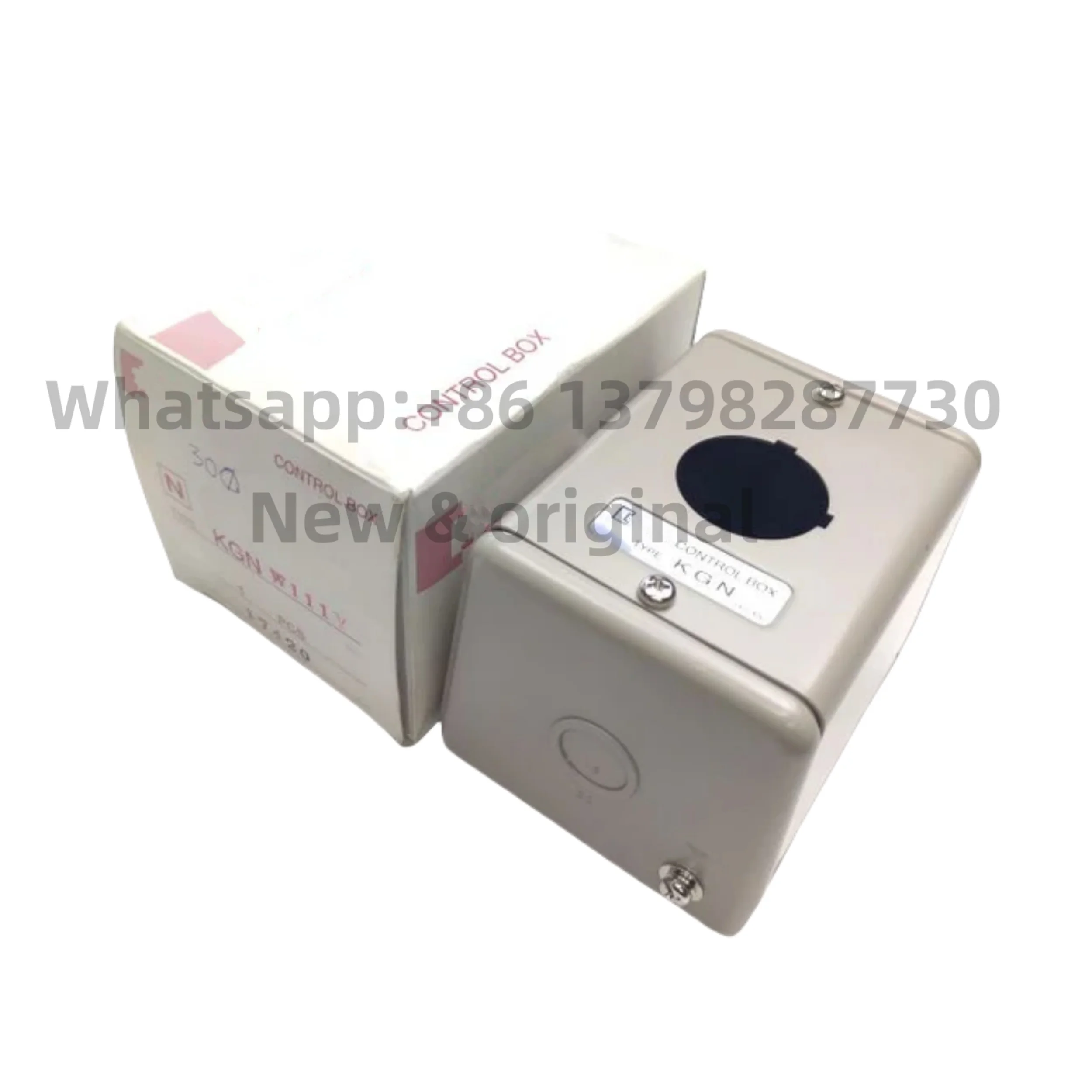 New original Control box metal button box KGN111Y 1 hole 30mm