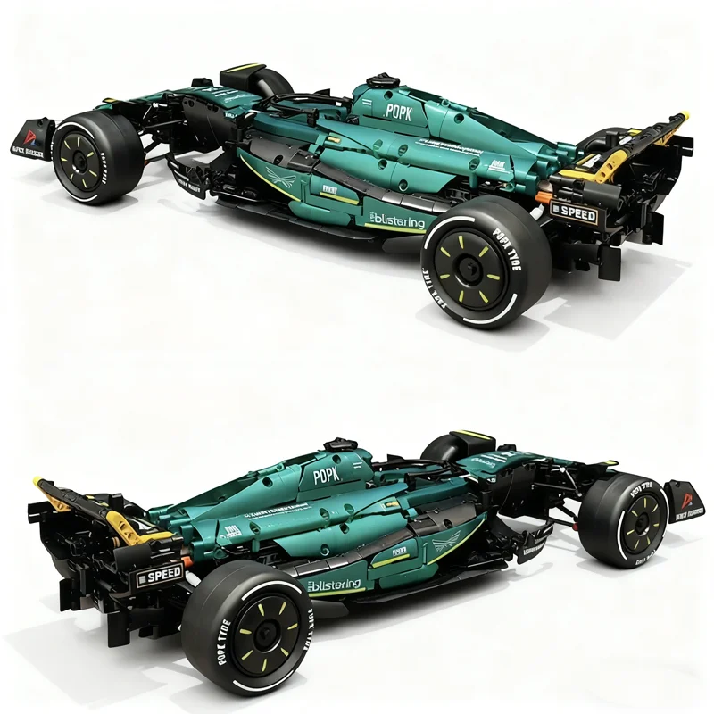 الأداء الكلاسيكي 1912 قطعة سيارة رياضية فائقة اللبنات MOC لتقوم بها بنفسك مجموعة تجميع لعبة طفل تحصيل ديكور الحفلات طوب السيارة #3