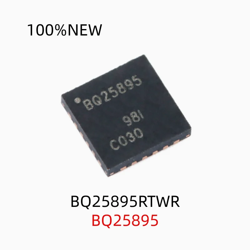 (5 Pieces) 100% New Bq25895Rtwr Bq25895 Wqfn-24 Single-Cell 5A Step-Down Battery Charger Chip Ic