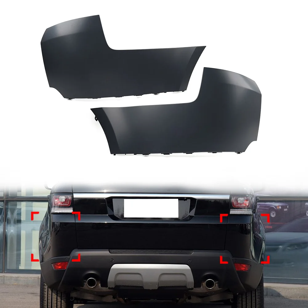 1Pair Car Rear Bumper Corner Insert Cover For Land Rover Range Rover Sport 2014 2015 2016 2017 2018 2019 2020 2021 2022