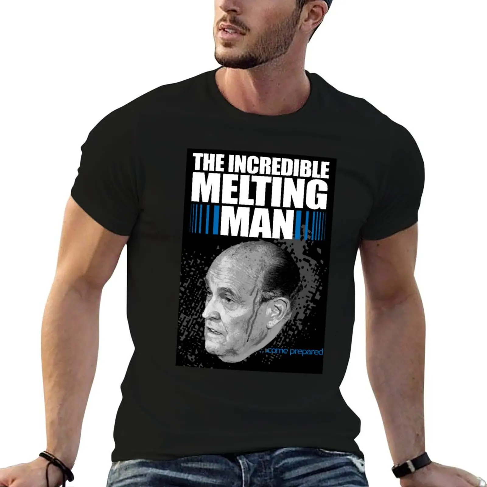 Rudy Giuliani The Melting Man Hair Dye Incident T-Shirt Big Size Daily Wear T-Shirt
