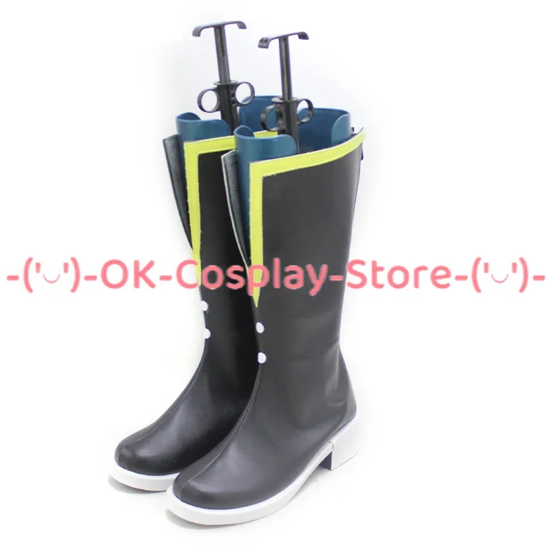 Anime EDENS ZERO Rebecca Bluegarden Cosplay Shoes PU Leather Shoes Halloween Carnival Boots Cosplay Prop Custom Made