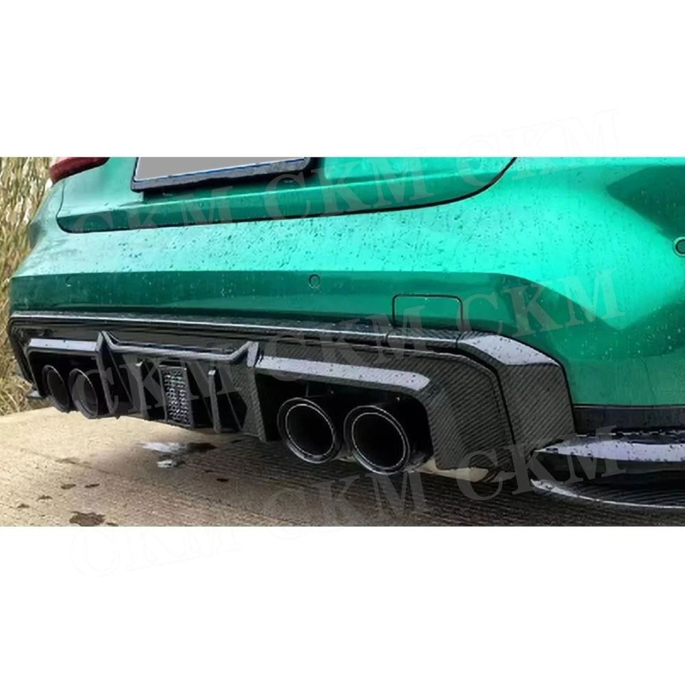 Carbon Fiber for BMW G80 M3 G82 M4 2021+ Car Rear Bumper Lip Diffuser FRP Body kits Accessories