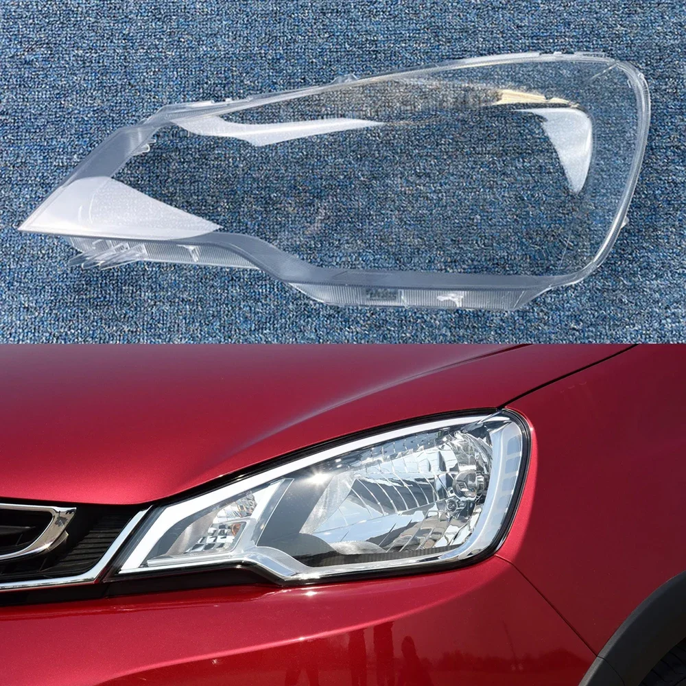 

For Geely Vision X1 Auto Head Light Caps Car Transparent Lampshade Lamp Shade Front Headlight Cover Glass Lens Shell 2017