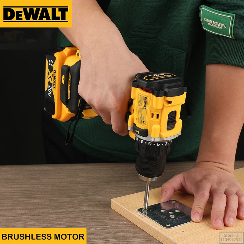 ديوالت DCD805 الحفر اليد بطارية ليثيوم 20 فولت قابلة للشحن فرش متعددة الوظائف مفك كهربائي تأثير الحفر أدوات كهربائية #4