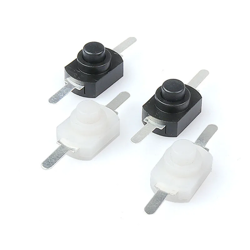 10PCS 12*8MM DC 30V 1A On Off Mini Push Button Switch for Electric Torch 1208YD Self Locking 10PCS 12*8MM DC 30V 1A On Off Mini