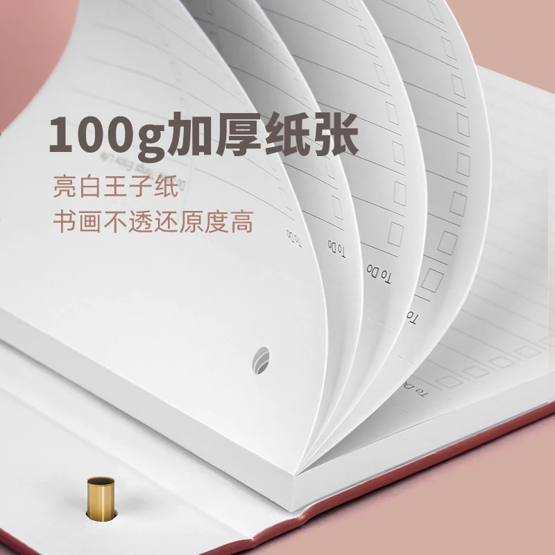 Hàng Tuần Kế Hoạch Memo Pad Làm Danh Sách Lịch Trình Sách Có Thể Thay Thế Lõi Bên Trong Bảng Kẹp Ghi Hàng Ngày Quản Lý Thời Gian bấm Lỗ Notepad