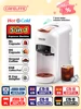 Cafelffe 5in1 マルチカプセルコーヒーマシン DG カプチーノ、Nesカプセル、ESEポッド、挽きコーヒー対応、愛する人、パパ、ママへのギフト。ホット/コールド抽出コーヒー、19バールの高圧抽出、7段階の水量選択。 1