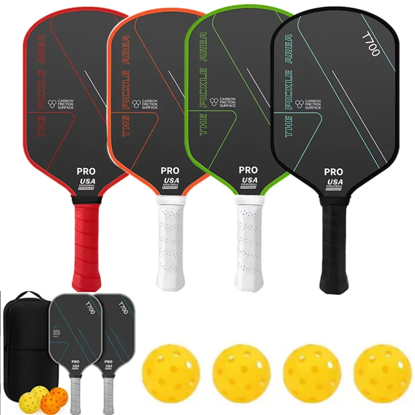 1pc-2pcs-t700-pickleball-paddle-carbon-fiber-usapa-approved-frosted-surface-pick-racquet-for-outdoor-sports-competitions