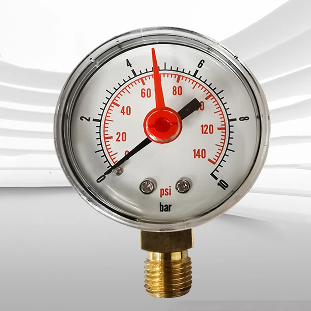 M10*1 Radial Connection Pressure Gauge Measuring Range 10 Bar For Water Oil Air Pressure Gauge Measuring Gauge