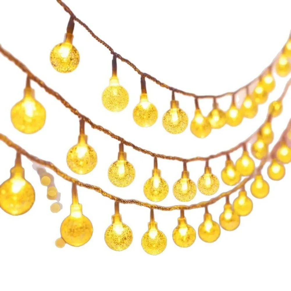 3/6/10M 20/40/80LED Luci della stringa di Natale Flash sempre luminoso Multicolor LED String Light Impermeabile Decorazioni natalizie Luce