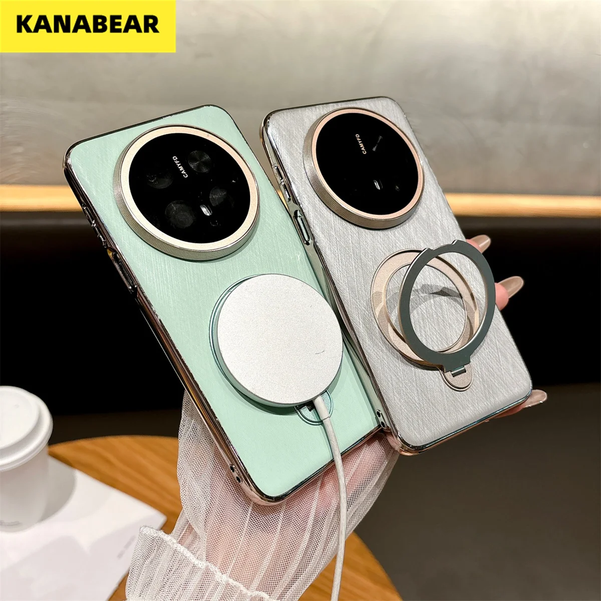 

Dingshang Series Case for Huawei Mate 80 Pro Max/60 Pro+, 360° Magnetic Stand Sweat & Fingerprint Resistant Cover