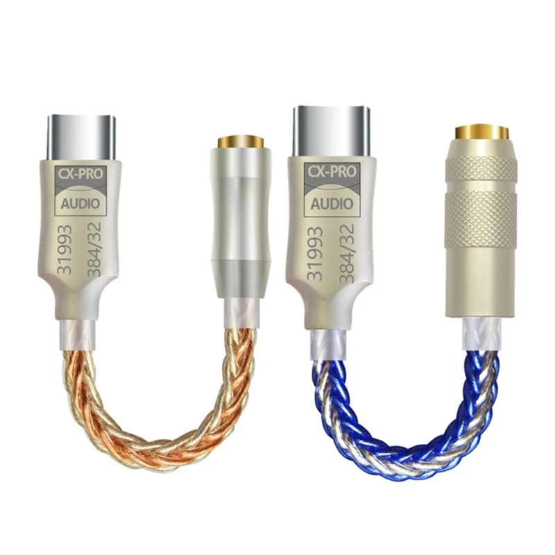 CX31993 Bộ chuyển đổi bộ giải mã âm thanh USB DAC loại C sang 3,5 mm