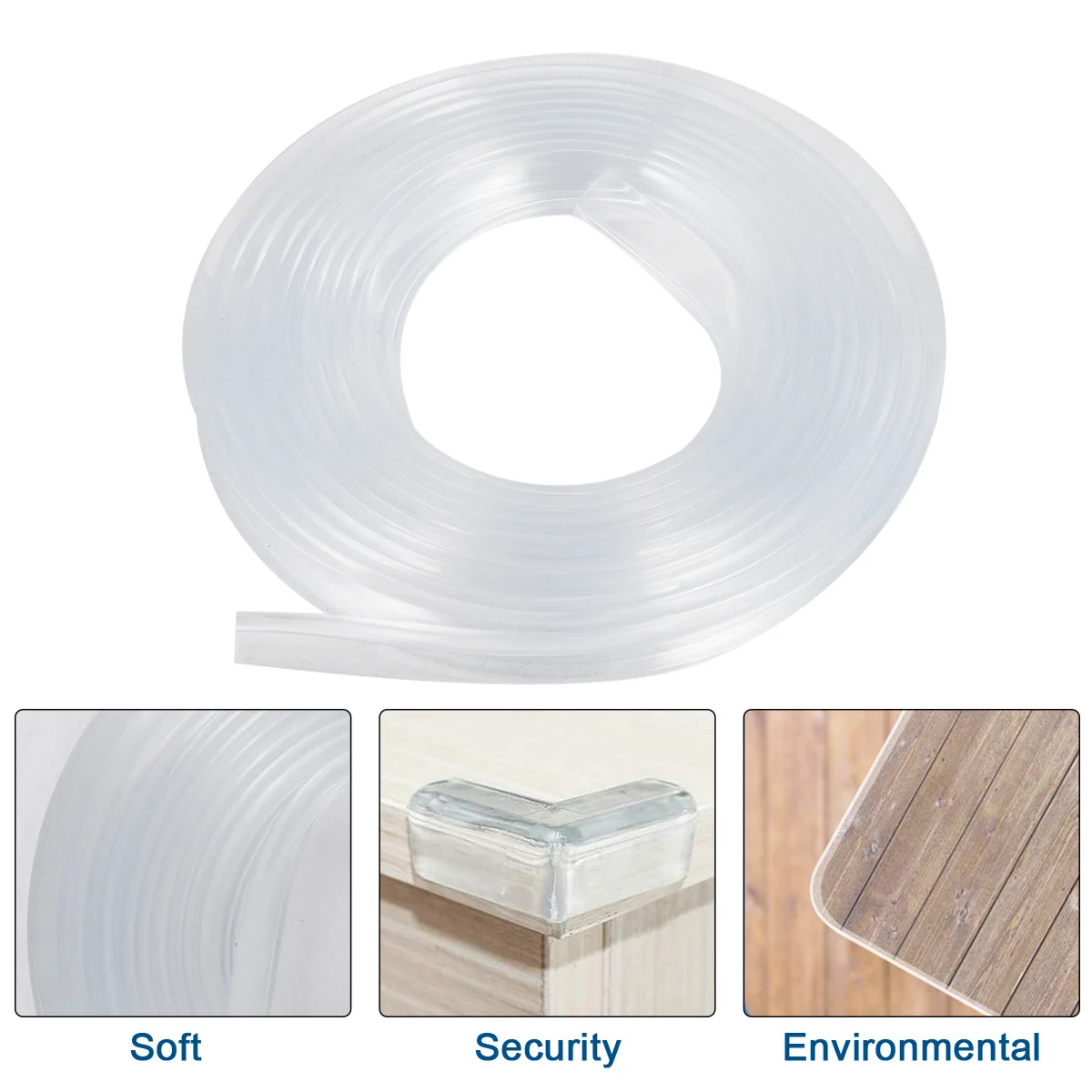 

1Set Durable Table Corner Guard Soft Baby Corner Protector Cushion Anti-Scratch for Desk Table Furniture Safety