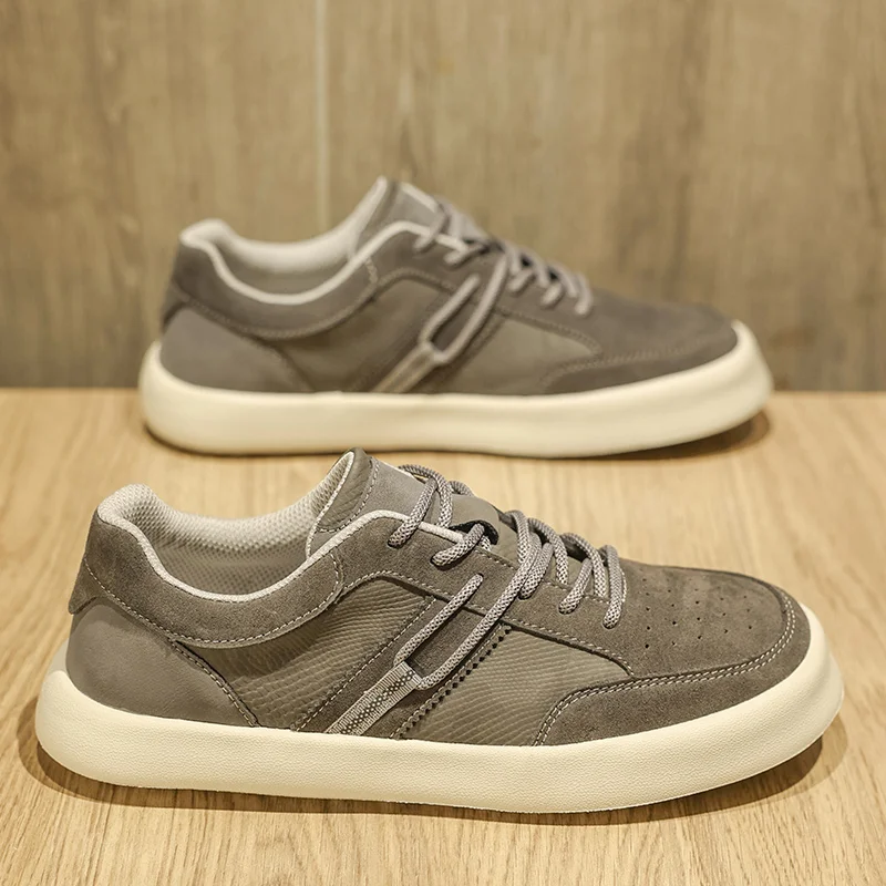 

2025 Spring New Rubber-Plastic Sole Casual Board Sneakers for Outdoor Sports - Comfortable, Soft, Slip-Resistant, Durable, and T