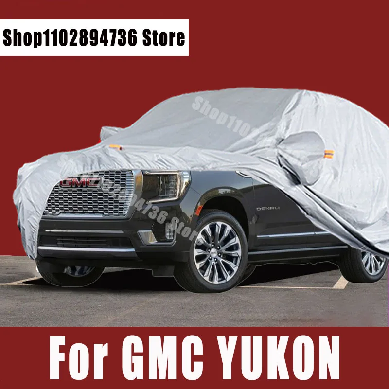 For GMC YUKON Full Car Covers Outdoor Sun uv protection Dust Rain Snow Protective Auto Protective cover