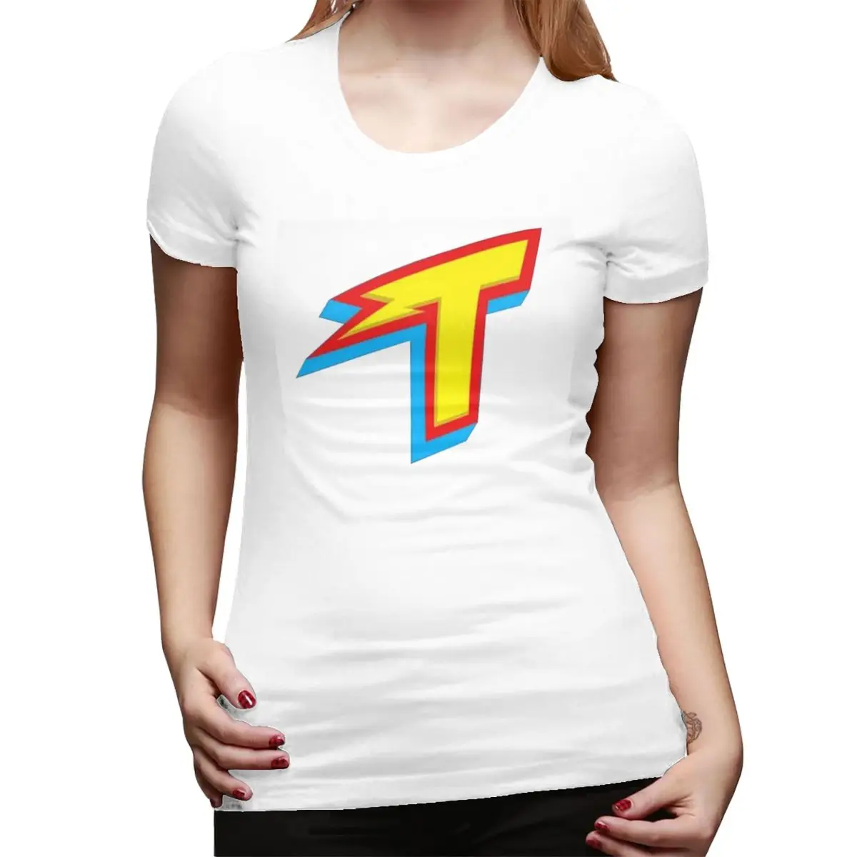 

Футболка Team Thundermans для женщин, уличная футболка с круглым вырезом, женские футболки, короткая летняя одежда, топы