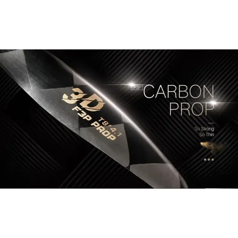 T-MOTOR FS8*4.1 FS8X4.1 F3P 3D Carbon Fiber Indoor Fixed Wing Model Propeller Drone Soccer Parts Drone DIY Parts - view 4