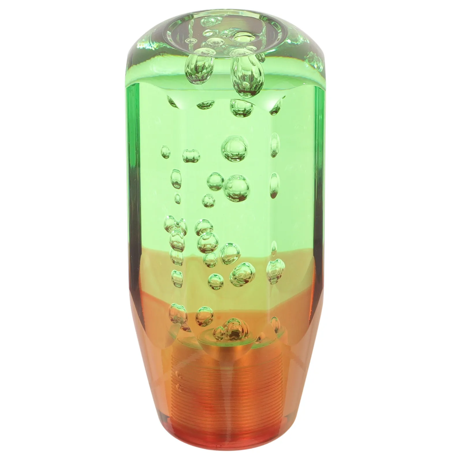 

Acrylic Gear Shift Knob 10cm Red Purple Dual Color Smooth Touch Easy Install Universal Car Manual Automatic Transmission